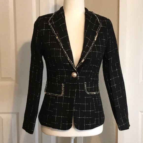 Pearl Button Blazer - Picture 1 of 4